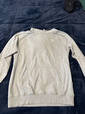 Gymshark Men’s Heather Gray Pullover Hoodie